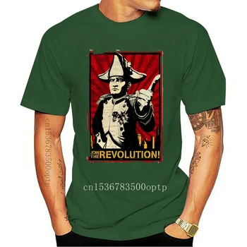 2022 Napoleonas - Prisijungti Revoliucijos - Vyrai T-Shirt Viršūnes didmeninė Tee užsakymą Aplinkos spausdinti Marškinėlius pigūs didmeninė