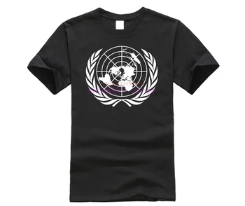 2023 Prekės Vyrų Marškinėliai Jungtinių Tautų Vėliavos, Marškinėliai Jungtinių Tautų Tee Marškinėliai žmogaus t-shirt