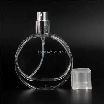 30ML tuščius skaidraus stiklo kvepalų buteliukai su rūko purkštukai daugkartiniai purkšti kvepalų stiklo butelis F1150