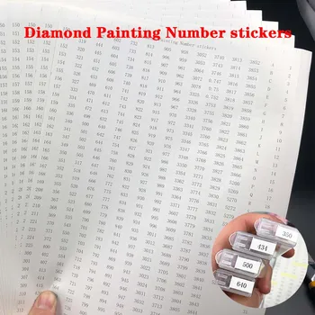 546 tinklų Diamond Dažymo Įrankiai Skaičius etiketės, lipdukai Diamond tapybos talpinimo Aksesuaras Įrankiai