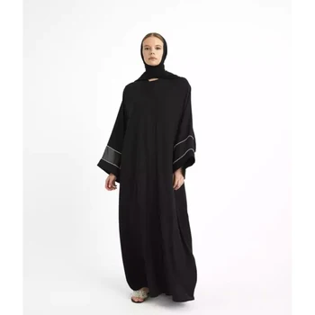Abaja Dubajus Turkijos Musulmonų Mados Suknelė, Hijab Kaftan Islamas Drabužių Afrikos Maxi Suknelės Moterims Vestido Skraiste Musulman De F929