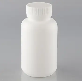 Didmeninė 200ml Tirštas Baltas HDPE Medicinos Tuščias Butelis,Plastikinis Butelis su Aliuminio Folija Padas