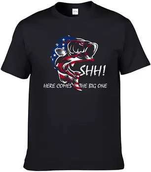 Didžiuojamės, Amerikos Vėliava, Žvejybos Tėvynės Žvejys Dovana T-Shirt. Vasaros Medvilnės O-Kaklo trumpomis Rankovėmis T Shirt Mens Naujas S-3XL