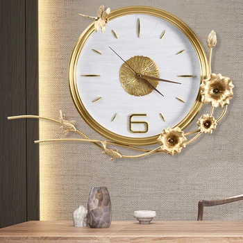Gryno Vario Sieninis Laikrodis Kambarį Mados Laikrodis Modernios Šviesos Prabanga Kambarį Kūrybinė Asmenybė Sieninis Laikrodis Namų Puošybai