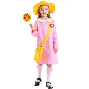 Japonų Stiliaus, Rausvos spalvos, Mielas Mergaičių Halloween Studentų Apranga, Kostiumai Vaikams, Vaikų Dienos Vasaros Stovykla Cosplay Etape Vaidmenų žaidimas Suknelė