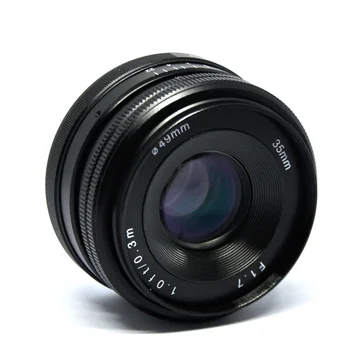 JINTU 35mm F/1.7 Prime Lens for Sony E mount NEX3 NEX5 NEX6 NEX7 A5000 A5100 A6000 A6100 A6300 A6500 SLR Fotoaparato Veidrodžio