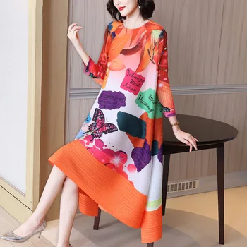 Miyake high-end plisuotos vakarų stiliaus mama sijonas iki 2022 m. pavasarį naujas prarasti mados atsitiktinis moteriški drabužiai