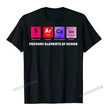 Mokslas T-Shirt Sarkazmas S Ar Ca Sm Pagrindiniai Elementai, Humoro Vyrų Dominuojantis Vyrai Topai Marškinėliai, Gimtadienio Marškinėliai Medvilnės Spausdinti