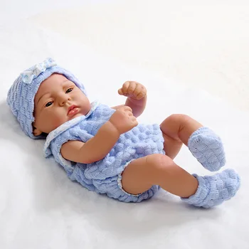 NAUJAS Reborn Baby Doll 16 Colių 40cm Realus gyvas Naujagimių, Kūdikių Lėlės, Žaislų Mergaitėms Bamblys Atgimsta Lėlės 7Inch 19cm