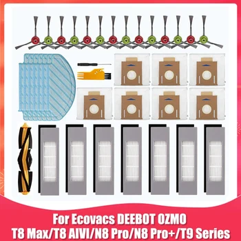 Priedų Rinkinys Pakeisti Ecovacs Deebot Ozmo T9 T8 T8 Serijos Max T8 AIVI N8 Pro N8 Pro+ Robotas Dulkių siurblys
