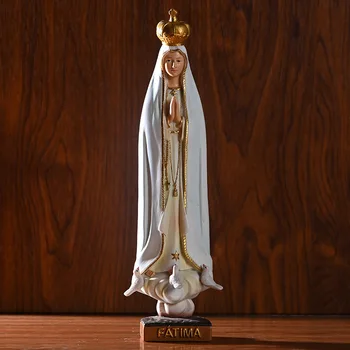 Religinės bažnyčios dervos amatų Europos stiliaus Mergelės Marijos paveikslas vienetų