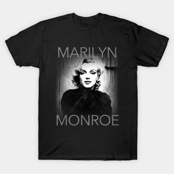 Retro Marilyn Monroe T Shirt. Naujas 100% Medvilnės, trumpomis Rankovėmis O-Kaklo marškinėliai Atsitiktinis Mens Viršų
