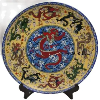 Rinkti mėlyna ir balta porceliano Jingdezhen iš Ming ir Čing Dinastijų