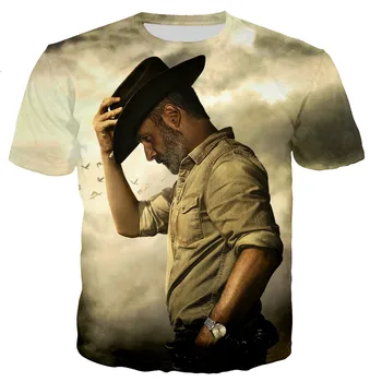 The Walking Dead Vyrai/moterys Naujas Mados Cool 3D Spausdinti marškinėliai Atsitiktinis Stiliaus Marškinėliai Streetwear Viršūnes Dropshipping