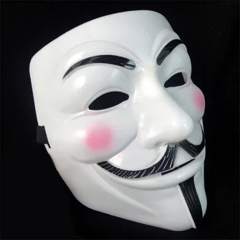 V for Vendetta Mask Helovino Maskaradas Baisu Šalies Prekių Cosplay Kostiumų Aksesuaras Rekvizitai Anonimas Kaukės